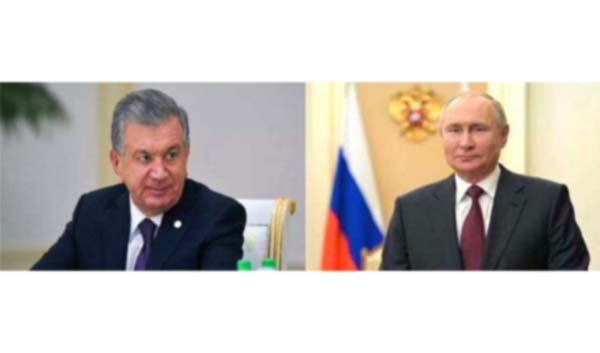 मिर्जियोयेव ने पुतिन को दोबारा राष्ट्रपति चुने जाने पर दी बधाई