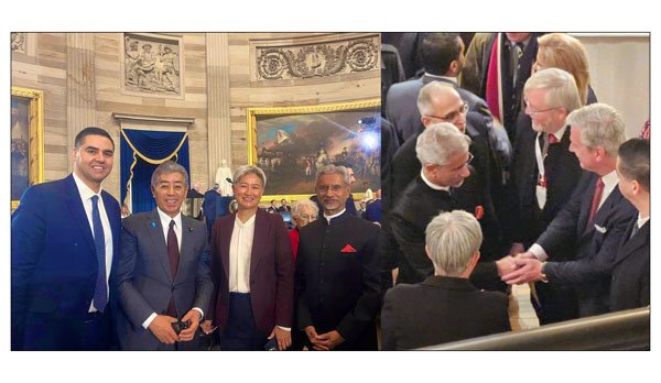 विदेश मंत्री जयशंकर मोदी के विशेष दूत के रूप में डोनाल्ड ट्रम्प के उद्घाटन समारोह में हुये शामिल