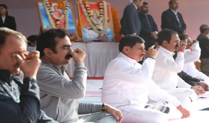 यादव भोपाल के सुभाष उत्कृष्ट विद्यालय में विद्यार्थियों के साथ करेंगे सूर्य नमस्कार