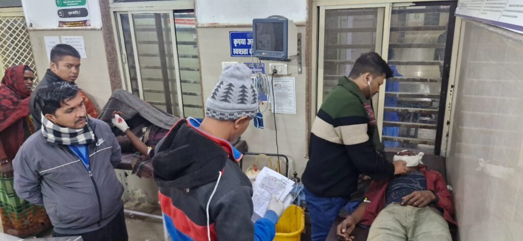 रजपुरा नीमखेड़ा के पास दो मोटरसाइकिलों की भिड़ंत में दो की मौत, दो गंभीर घायलों को इलाज के लिए कराया अस्पताल में भर्ती