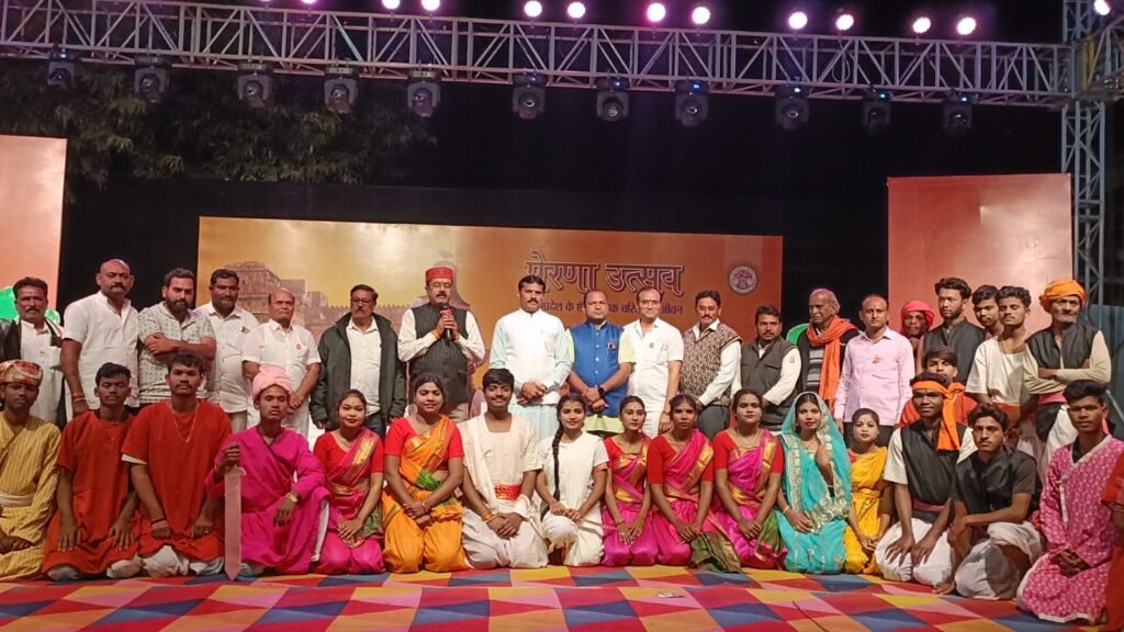 शासकीय कन्या विद्यालय परिसर में प्रेरणा उत्सव के तहत,रानी दुर्गावती के जीवन पर आधारित,नाट्य मंचन का हुआ आयोजन