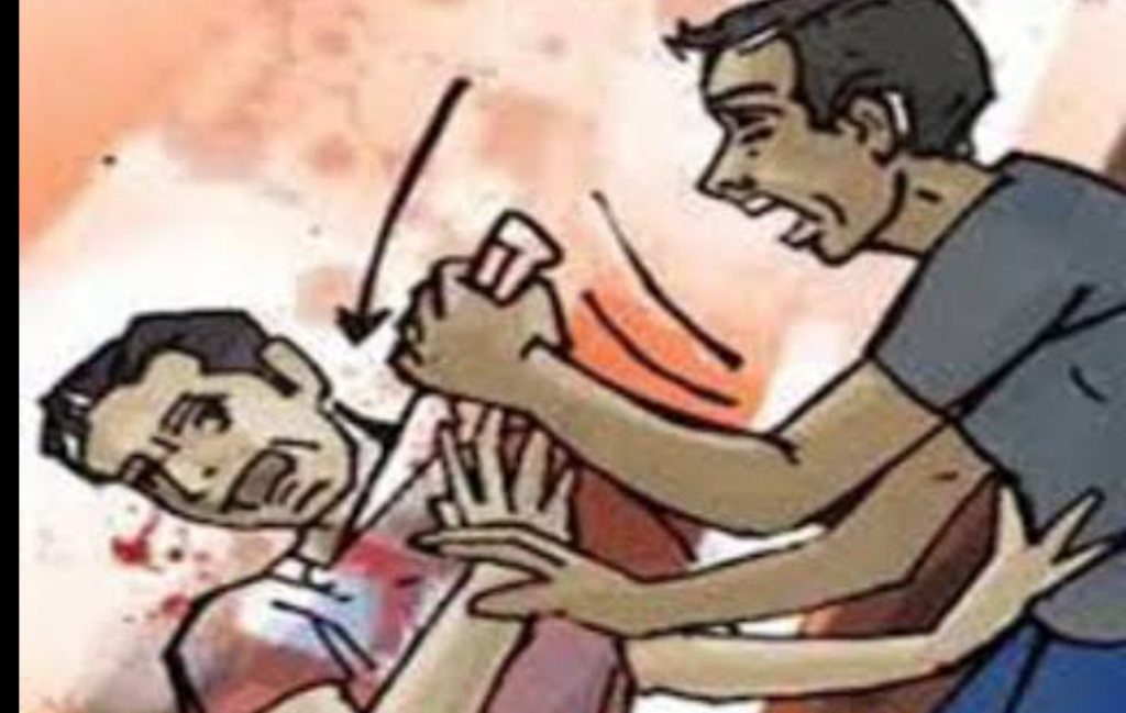 भतीजे ने चाचा को मारी तलवार