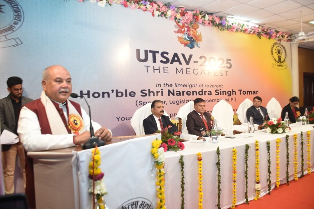 विधानसभा अध्यक्ष तोमर ने किया जीआर मेडीकल कॉलेज के  वार्षिक उत्सव का शुभारंभ