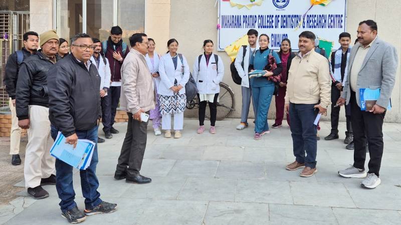 निजी कॉलेजों का जिला प्रशासन के दलों ने किया सत्यापन व निरीक्षण