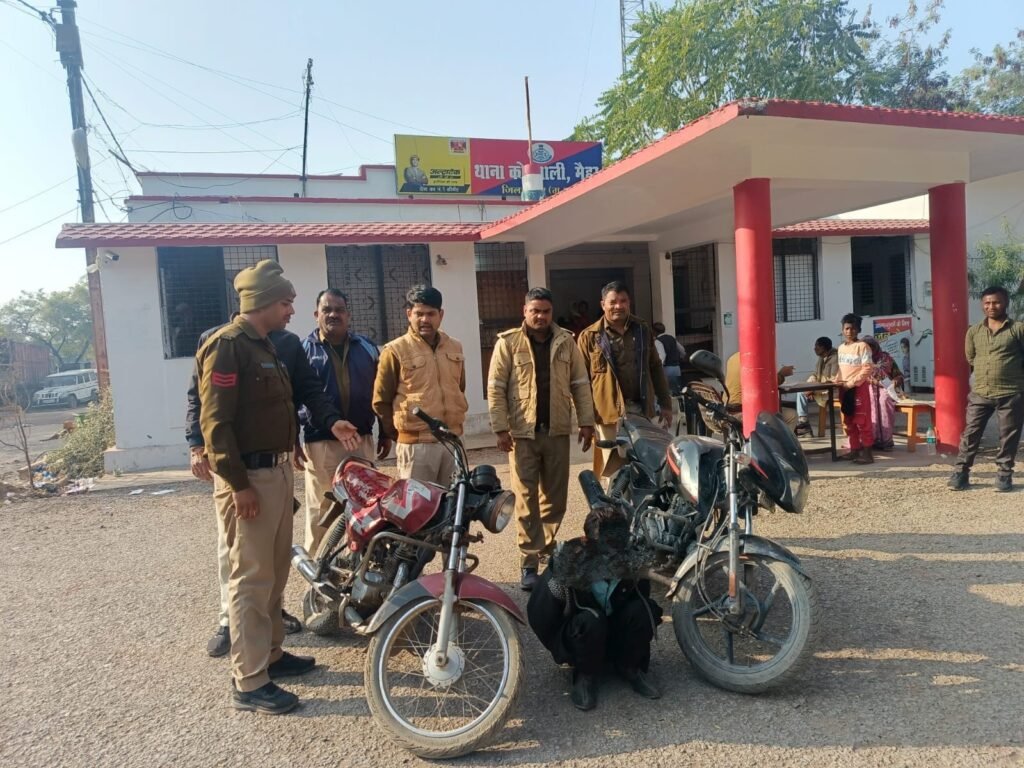 शातिर चोर से दो बाइक बरामद
