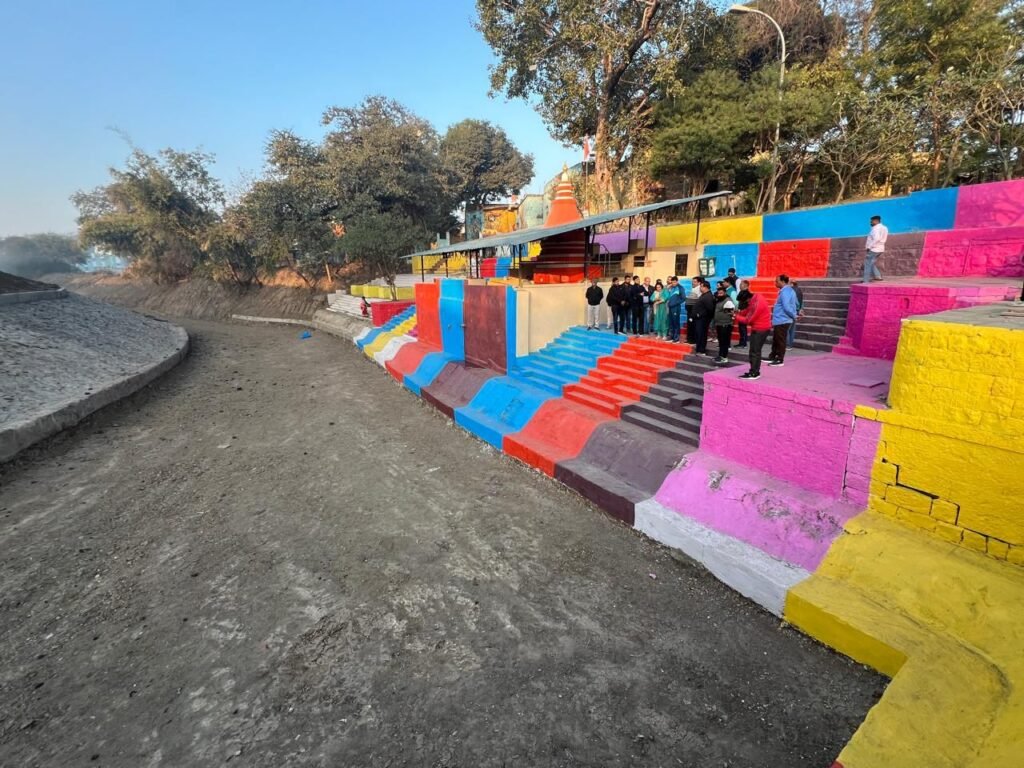 पीलिया खाल नाले में बना सुंदर घाट