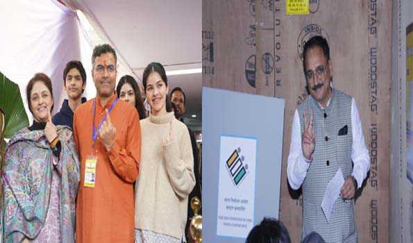 सचदेवा, वर्मा सहित भाजपा के कई नेताओं ने किया मतदान, लोगों से की लोकतंत्र के पर्व में हिस्सा लेने की अपील