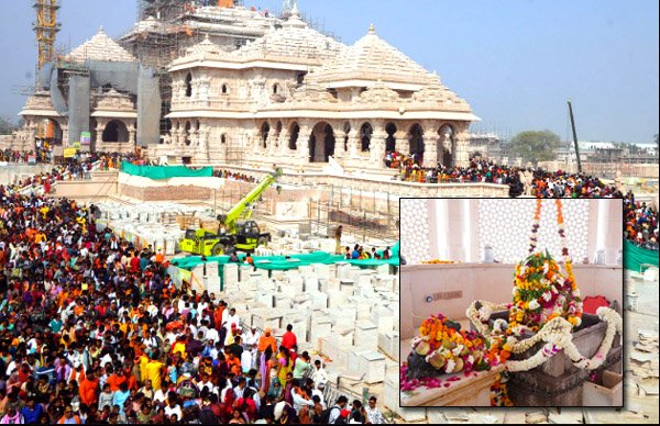 अयोध्या में महाशिवरात्रि पर लाखों श्रद्धालुओं ने किये जलाभिषेक