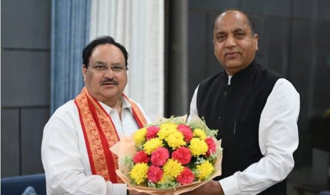 जयराम ने नड्डा से की मुलाकात