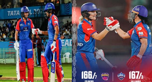 दिल्ली कैपिटल्स ने यूपी वॉरियर्ज को सात विकेट से हराया