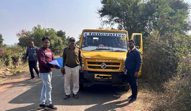 इंदौर में स्कूली वाहनों पर कार्यवाही, एक लाख 50 हजार रुपये का जुर्माना वसूला
