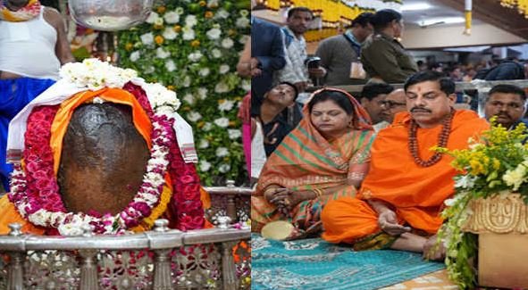 महाशिवरात्रि : श्री महाकाल मंदिर में उमड़े श्रद्धालु, यादव ने की विशेष पूजा