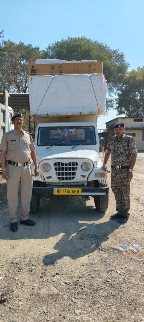 परिवहन विभाग ने बिना पंजीयन और बिना बीमा के 11 वाहन किए जप्त