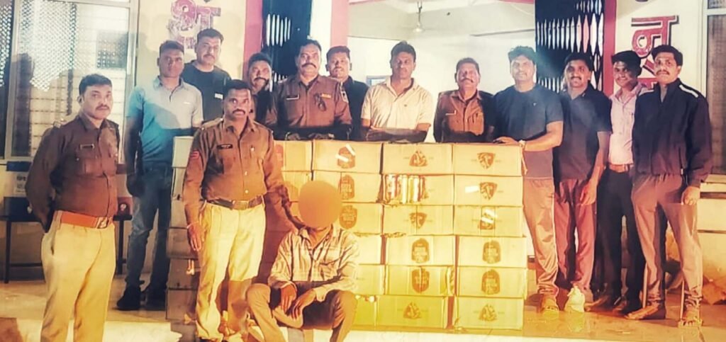 भगौरिया में बेचने हेतु छुपा कर रखी अवैध शराब जप्त