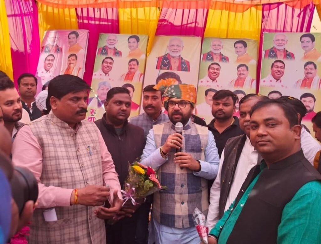 छिंदवाड़ा के सांसद बंटी साहू के नगरागमन पर साहू समाज ने किया स्वागत