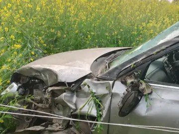 तेज रफ्तार कार ने ऑटो को मारी टक्कर, हाईवे पर 3 लोग घायल, दो ग्वालियर रेफर