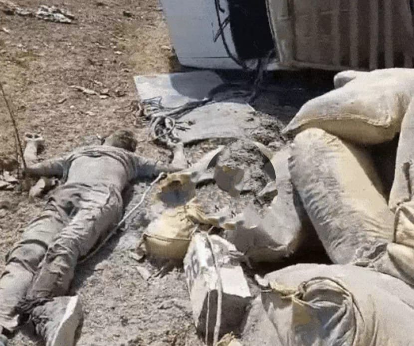 पिकअप पलटा, 2 मृत, 3घायल