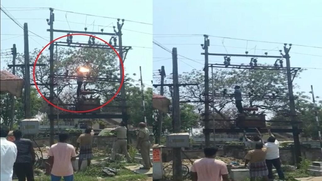 ट्रांसफार्मर के पास तार में लिपटा मिला युवक का शव