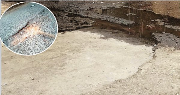 कहीं टूटी सडक़ें तो कहीं बह रहा नालियों का गंदा पानी