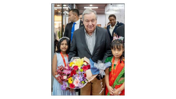 संयुक्त राष्ट्र महासचिव बंगलादेश के दौरे पर