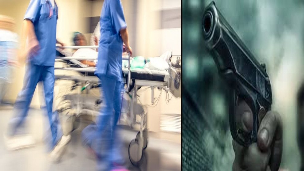 गोली लगने से युवती घायल