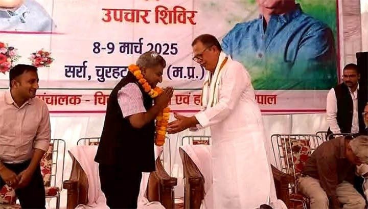 दो दिवसीय नि:शुल्क स्वास्थ्य शिविर के शुभारंभ में हजारों मरीजों का हुआ उपचार