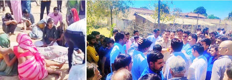 सरई रेलवे गेट के पास बवाल, बाउंड्री वॉल तोड़कर घर के अंदर घुसी बस, महिला की मौत