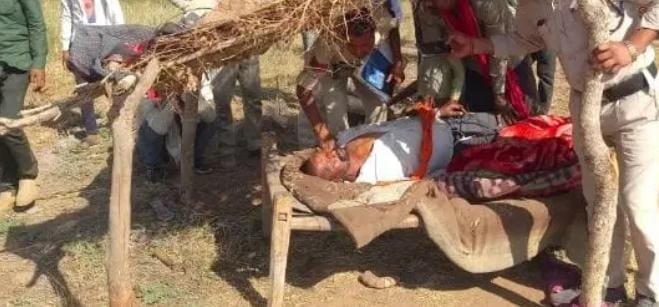 खेत के टपरे में एक व्यक्ति की मौत