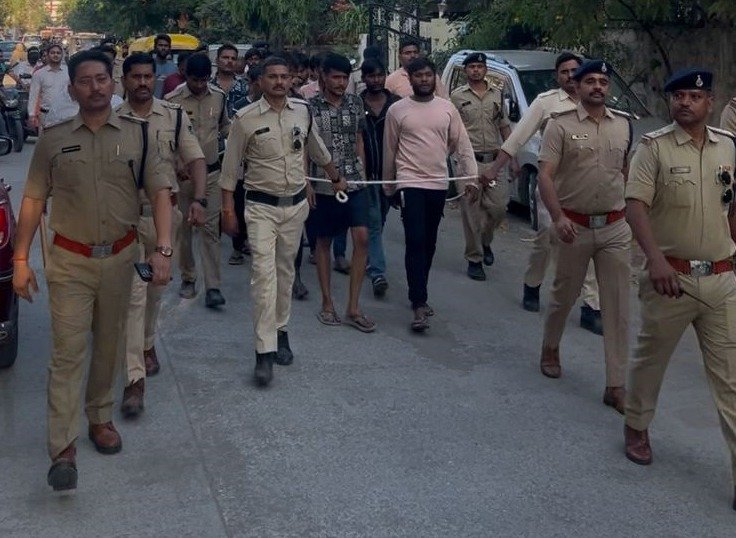 लसूडिया पुलिस ने 19 अपराधियों को भेजा जेल