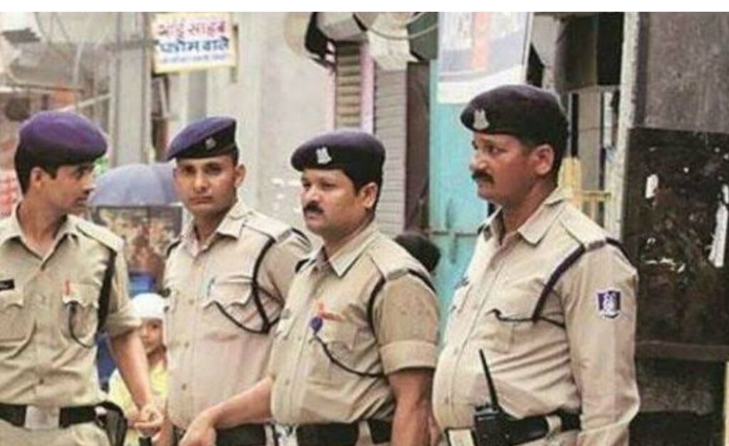 भिंड शहर में 50 से अधिक पॉइंट्स पर तैनात की पुलिस