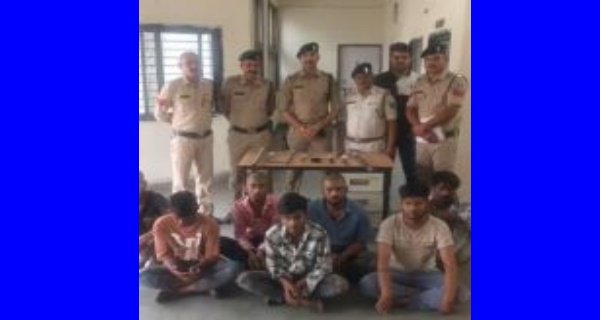 लूट की योजना बना रहे बदमाश पकड़े गए