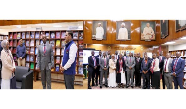 केन्या के प्रतिनिधिमंडल ने राष्ट्रीय रक्षा महाविद्यालय का दौरा किया