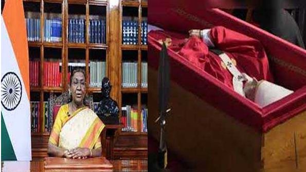 पोप फ्रांसिस के अंतिम संस्कार में भाग लेने के लिए राष्ट्रपति वेटिकन सिटी जाएंगी