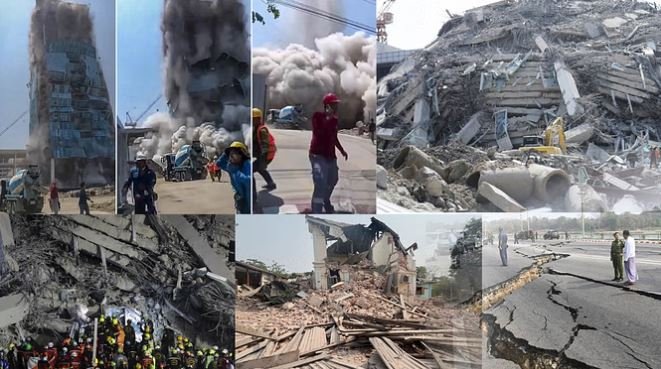 म्यांमार में भूकंप से मरने वालों की संख्या बढ़कर 3,763 हुई