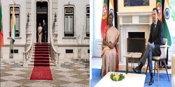 राष्ट्रपति मुर्मु ने पुर्तगाल के संसद अध्यक्ष से मुलाकात की