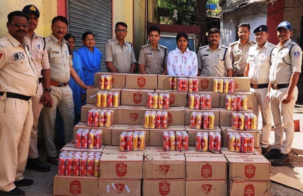 दो लाख से अधिक की अवैध शराब जब्त 