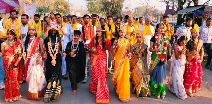 श्रीराम नवमीं के अवसर पर मां बगलामुखी धाम पर उमड़ा भक्तों का सैलाब