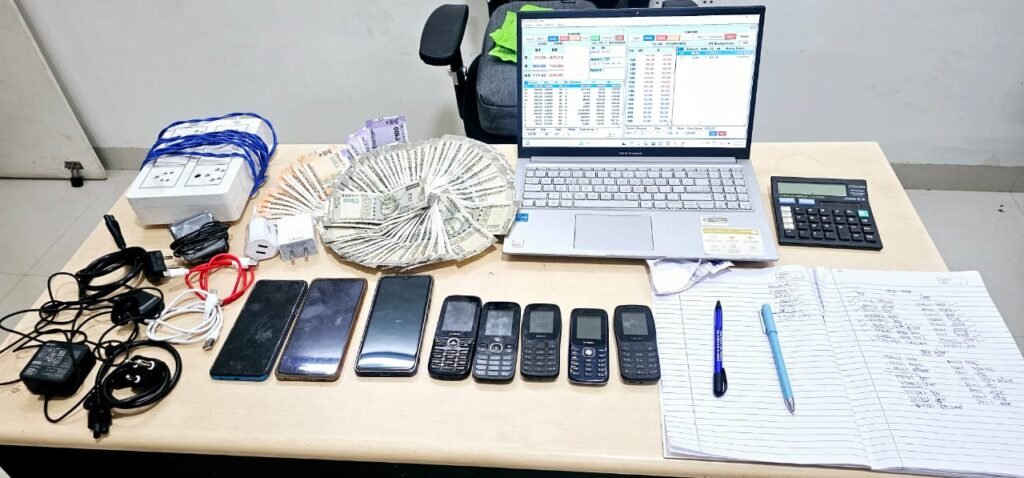 शुभलाभ एप के जरिए लग रहा क्रिकेट सट्टे पर दांव