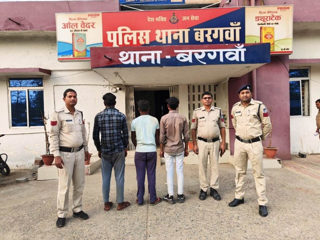 चोरी के 29 बोरी सरसो व मटर बरामद