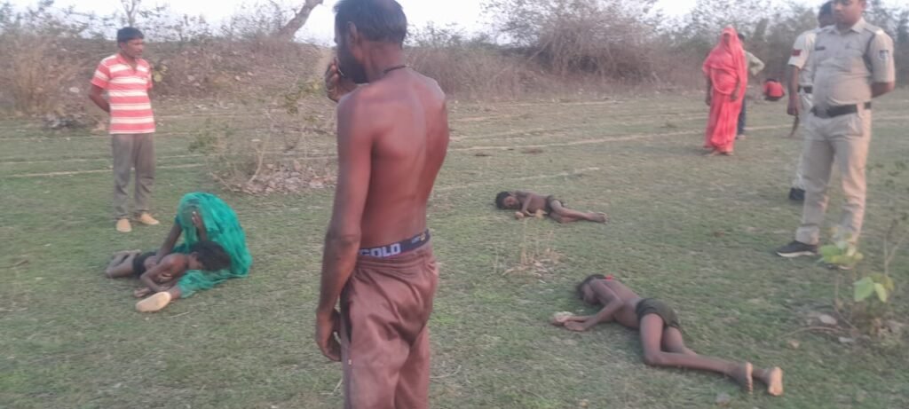 मड़वास में तालाब में डूबने से तीन सगे भाई-बहनों की जल समाधि