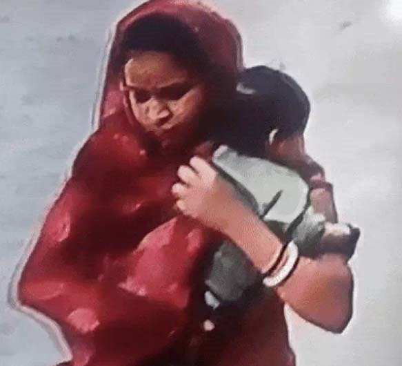 गौरी नगर से 8 महीने के मासूम का अपहरण, महिला सीसीटीवी में कैद