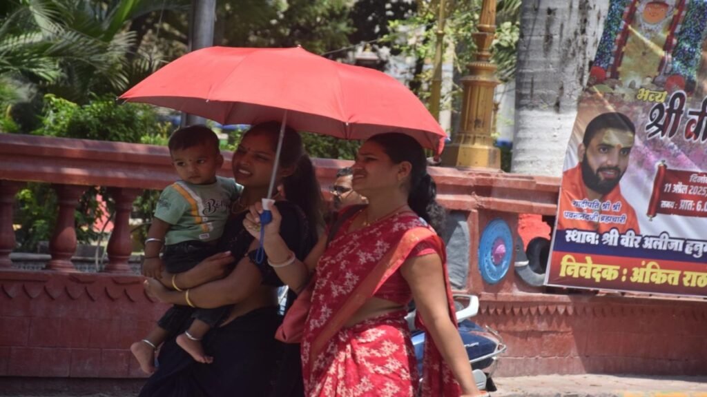 गर्मी ने दिखाए तेवर, पारा पहुंचा 41 पार