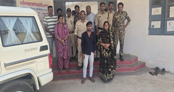 गांजा तस्करी करते महिला व नाबालिग समेत 3 गिरफ्तार