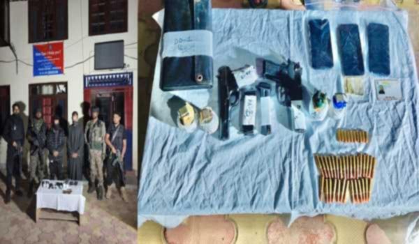 जम्मू-कश्मीर: शोपियां में हथियार और गोला-बारूद के साथ दो संदिग्ध गिरफ्तार