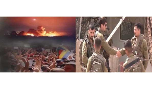 इजरायल ने सीरिया की दमिश्क, मध्य और पश्चिमी प्रांतों पर हवाई हमले किए