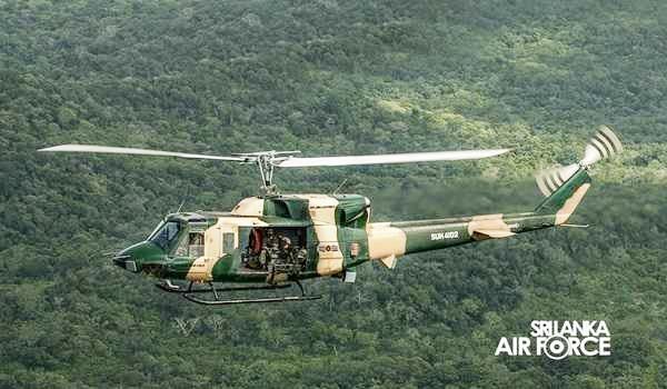श्रीलंका वायु सेना के हेलीकॉप्टर दुर्घटना में छह लोगों की मौत