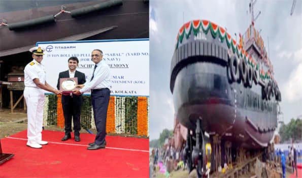 नौ सेना को मिला नया बोलार्ड पुल टग पोत