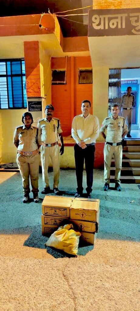 चुरहट पुलिस ने 60 लीटर अवैध शराब जब्त की