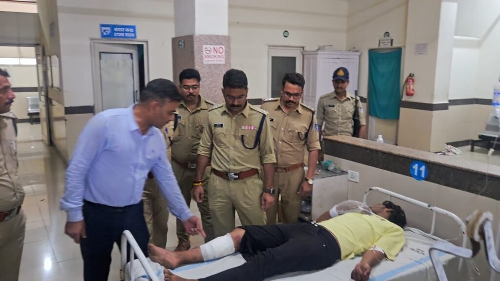 कस्टडी से भागने के प्रयास में लव जिहाद का आरोपी फरमान मंसूरी पुलिस फायरिंग में घायल