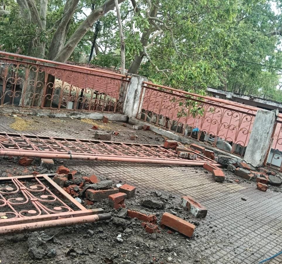 आंधी तूफान के बीच दमोह में हुई एक घंटे झमाझम बारिश